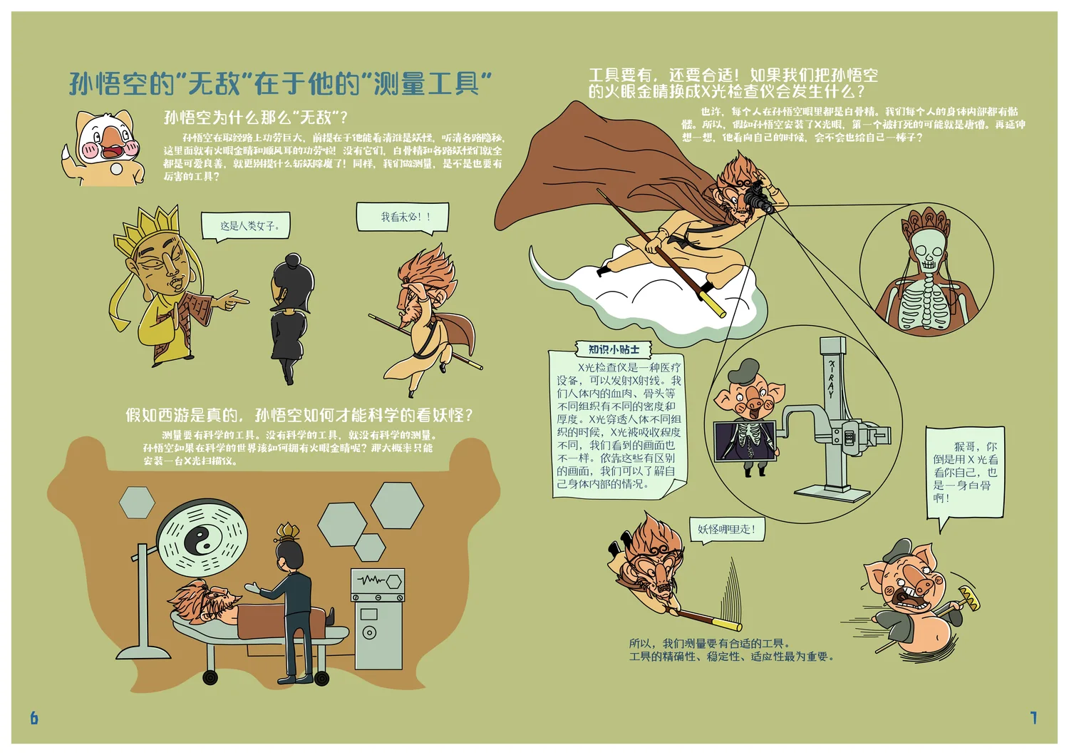 《未来大脑计划》内页样张:孙悟空的「无敌」在于他的测量工具